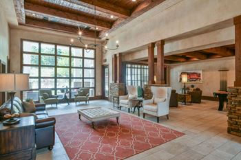 Stunning modern design community clubhouse with ample space and amenities